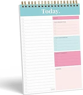 S&O Daily Planner Notepad for Productivity
